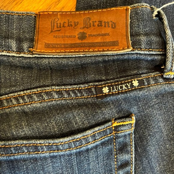 Lucky Brand Crop Jeans Womens 6 / 28 Sweet N Crop Dark Wash Mid Rise Stretch - Picture 8 of 8